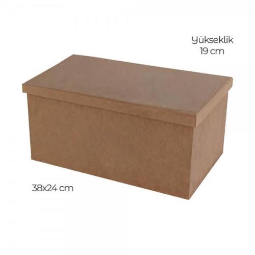 Hobi-Art KU 211 Boyanabilir Ahşap Kutu - 1