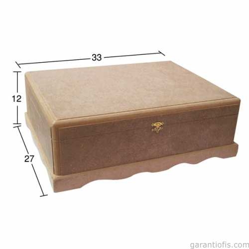 Hobi-Art KU 247 Boyanabilir Ahşap Kutu - 1