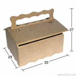 Hobi-Art KU 305 Boyanabilir Ahşap Kutu