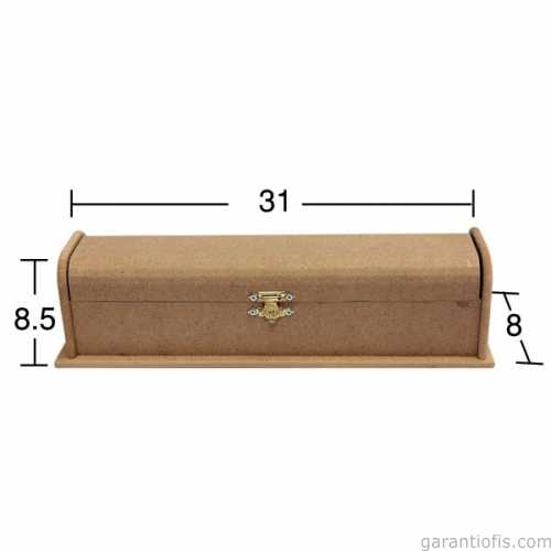 Hobi-Art KU 324 Boyanabilir Ahşap Kutu - 1