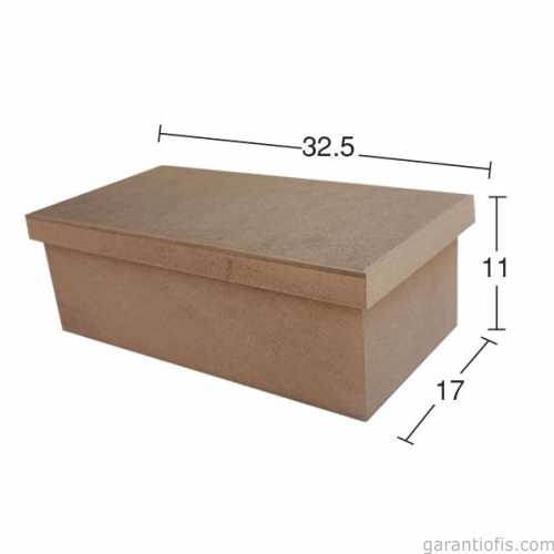 Hobi-Art KU 343 Boyanabilir Ahşap Kutu - 1