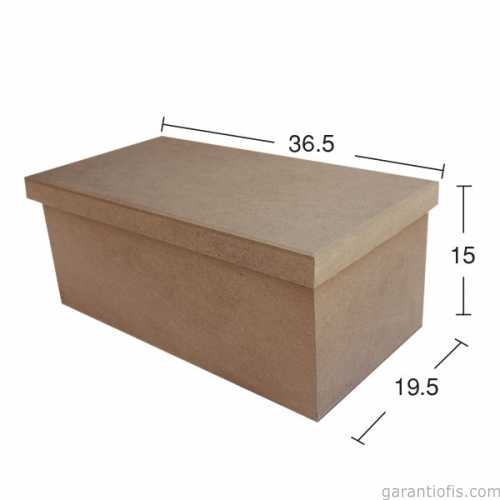 Hobi-Art KU 344 Boyanabilir Ahşap Kutu - 1