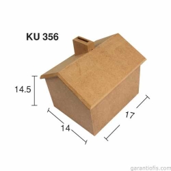 Hobi-Art KU 366 Boyanabilir Ahşap Kutu