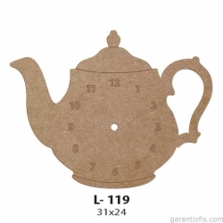 Hobi-Art L 119 Dekoratif Ahşap Saat