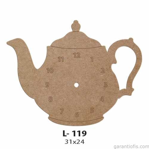 Hobi-Art L 119 Dekoratif Ahşap Saat - 1