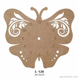 Hobi-Art L 120 Dekoratif Ahşap Saat