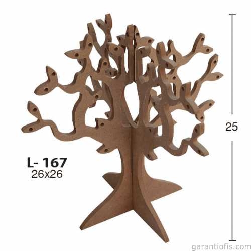 Hobi-Art L 167 Ham Demonte Ahşap Takılık Obje - 1