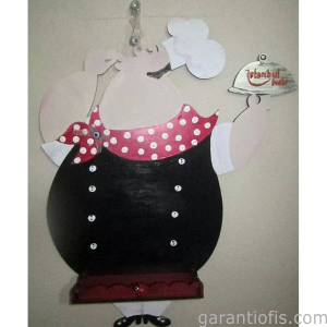 Hobi-Art L 177 Ham Ahşap Aşçı Duvar Panosu - 2