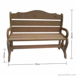 Hobi-Art L 195 Bank Havluluk Ahşap Obje