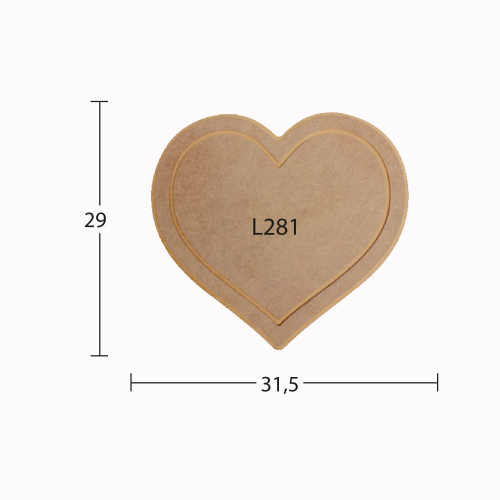 Hobi-Art L 281 Dekoratif Kalpli Ahşap Supla - 1