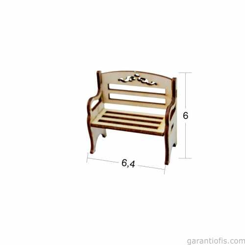 Hobi-Art MN 09 Ham Ahşap Minyatür Obje - 1