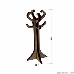 Hobi-Art MN 24 Ham Ahşap Minyatür Obje