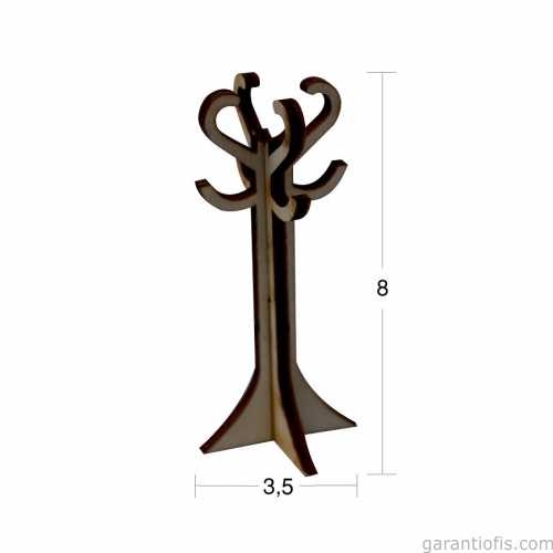 Hobi-Art MN 24 Ham Ahşap Minyatür Obje - 1