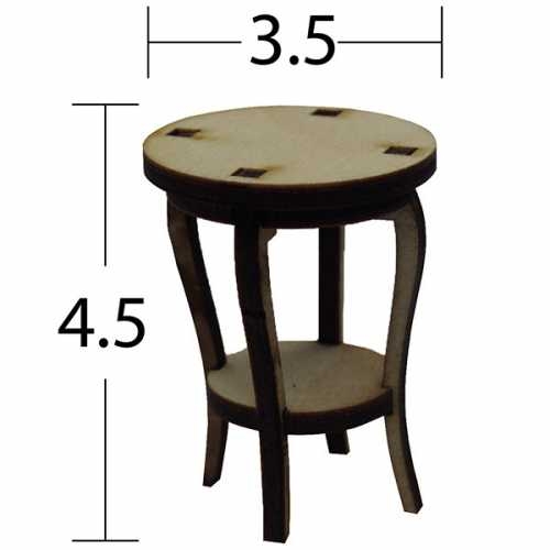 Hobi-Art MN 40 Ham Ahşap Minyatür Obje - 1