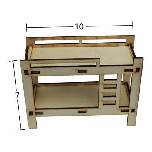 Hobi-Art MN 42 Ham Ahşap Minyatür Obje - 1
