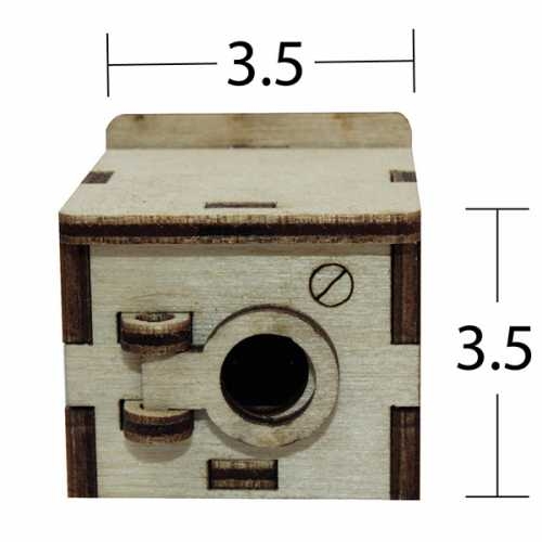 Hobi-Art MN 47 Ham Ahşap Minyatür Obje - 1