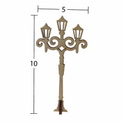 Hobi-Art MN 52 Ham Ahşap Minyatür Obje