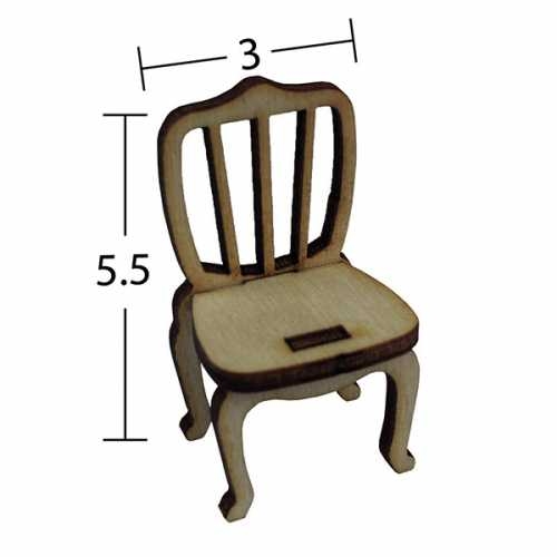 Hobi-Art MN 57 Ham Ahşap Minyatür Obje - 1