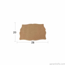 Hobi-Art PA 204 Boyanabilir Dekoratif Ahşap Pano