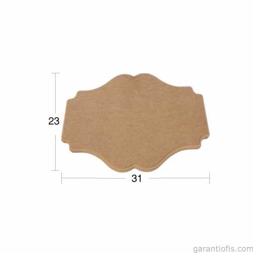 Hobi-Art PA 207 Boyanabilir Dekoratif Ahşap Pano - 1