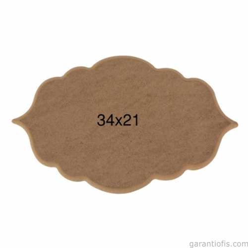 Hobi-Art PA 224 Boyanabilir Dekoratif Ahşap Pano - 1