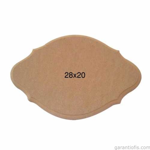 Hobi-Art PA 237 Boyanabilir Dekoratif Ahşap Pano - 1