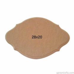 Hobi-Art PA 237 Boyanabilir Dekoratif Ahşap Pano