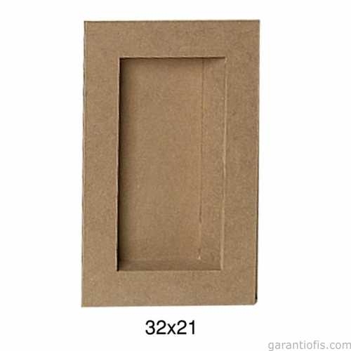 Hobi-Art PA 244 Boyanabilir Dekoratif Ahşap Pano - 1