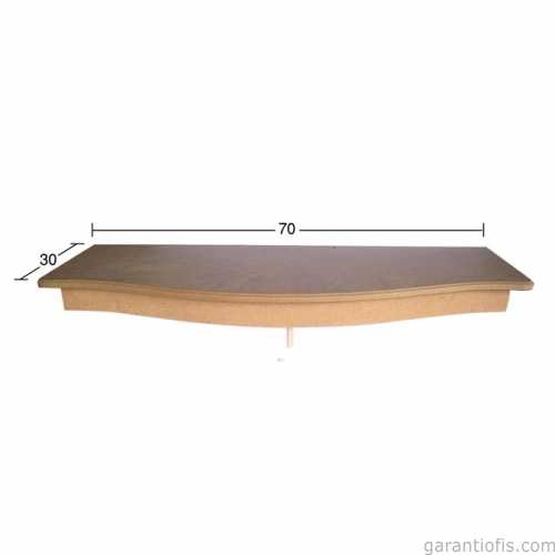 Hobi-Art RA 512 Boyanabilir Dekoratif Ahşap Raf (Duvar Tipi) - 1