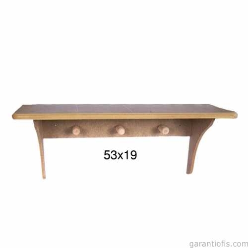 Hobi-Art RA 514 Boyanabilir Dekoratif Ahşap Raf (Duvar Tipi) - 1