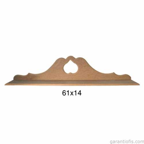 Hobi-Art RA 516 Boyanabilir Dekoratif Ahşap Raf (Duvar Tip) - 1