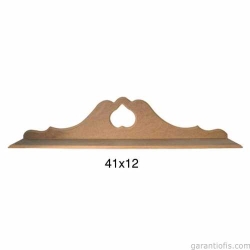 Hobi-Art RA 517 Boyanabilir Dekoratif Ahşap Raf (Duvar Tip)