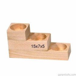 Hobi-Art ŞA 167 Dekoratif Ahşap Şamdan