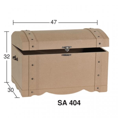 Hobi-Art SA 404 Boyanabilir Ahşap Sandık - 1