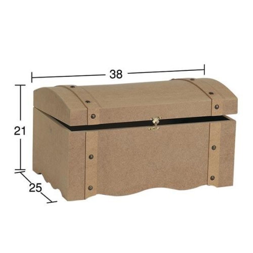 Hobi-Art SA 408 Boyanabilir Ahşap Sandık - 1