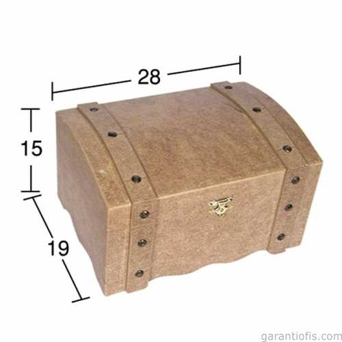 Hobi-Art SA 410 Boyanabilir Ahşap Sandık - 1