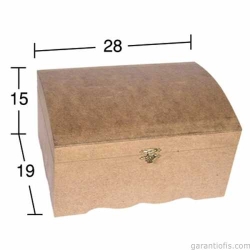 Hobi-Art SA 413 Boyanabilir Ahşap Sandık