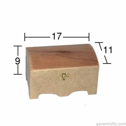 Hobi-Art SA 414 Boyanabilir Ahşap Sandık - 1