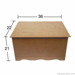 Hobi-Art SA 415 Boyanabilir Ahşap Sandık