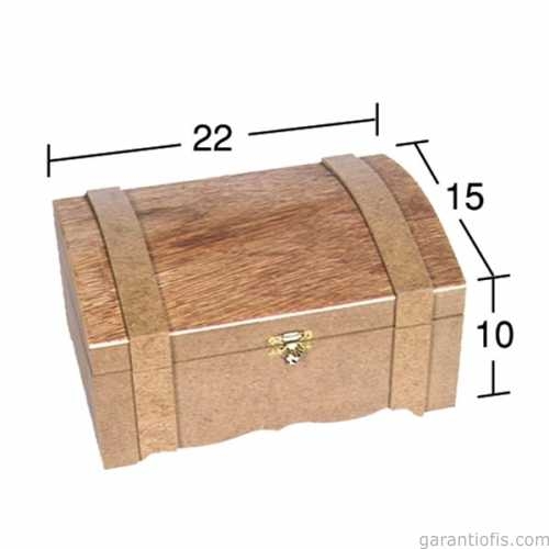 Hobi-art Sa 417 Boyanabilir Ahşap Mini Sandık