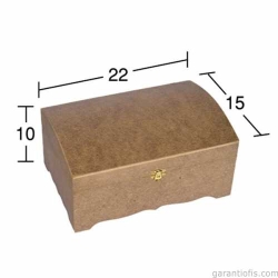 Hobi-Art SA 418 Boyanabilir Ahşap Mini Sandık