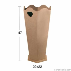 Hobi-Art Şemsiyelik Ahşap Obje F 756