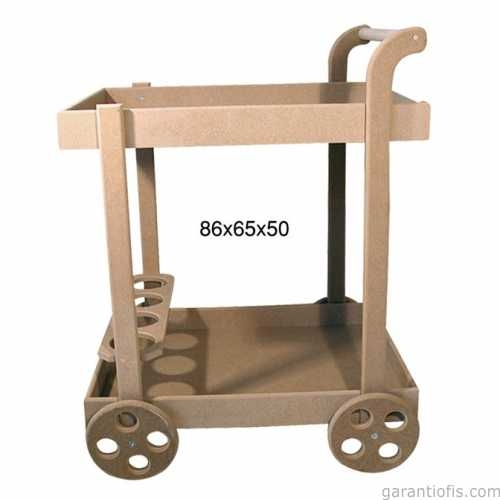 Hobi-Art SP 549 Ham Ahşap Dekoratif Sehpa - 1