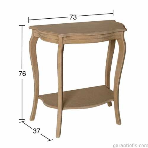 Hobi-Art SP 550 Ham Ahşap Dekoratif Sehpa - 1