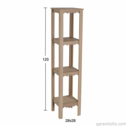 Hobi-Art SP 554 Ham Ahşap Dekoratif Sehpa