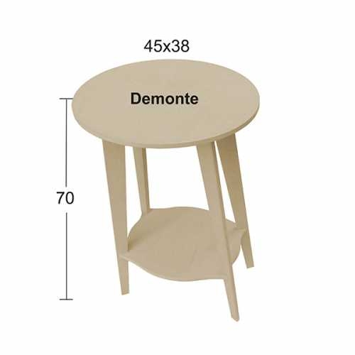 Hobi-art Sp 565 Demonte Boyanabilir Ham Ahşap Dekoratif Sehpa