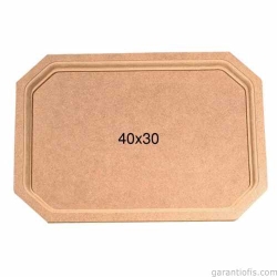 Hobi-Art T 702 Ahşap Dekoratif Tepsi Obje