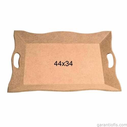 Hobi-Art T 704 Ahşap Dekoratif Tepsi Obje - 1