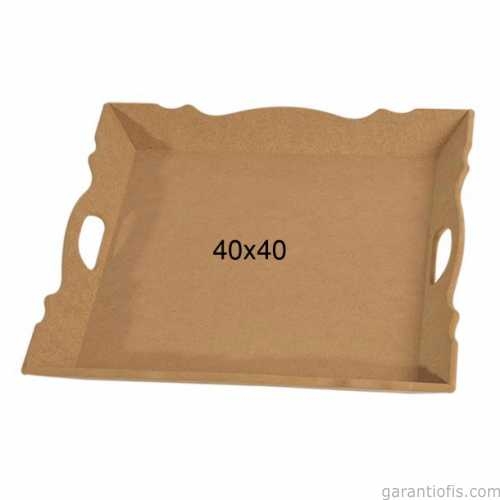 Hobi-art T 707 Ahşap Dekoratif Tepsi Obje