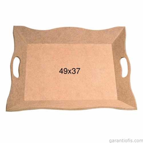 Hobi-Art T 709 Ahşap Dekoratif Tepsi Obje - 1